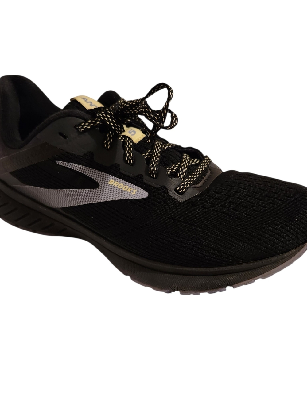 Brooks Women’s Size 7 Anthem 5 Black & Gray Running Tennis Shoes Sneaker Trainer